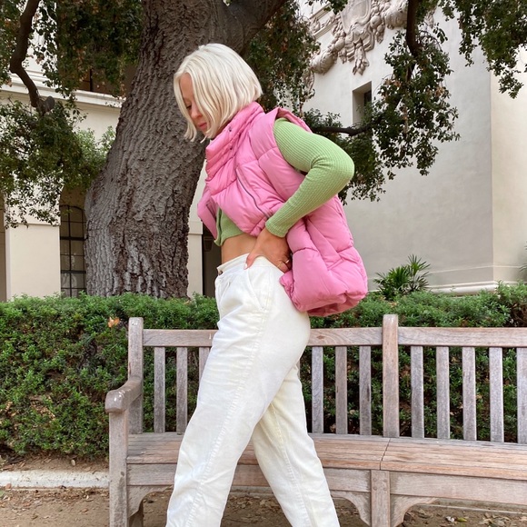 Urban Outfitters Jackets & Blazers - Corrine puffer vest in pink